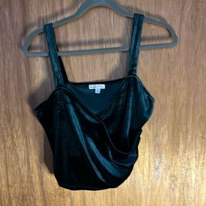 Rabbit Rose Jrs Top XL sleeveless polyester spandex green